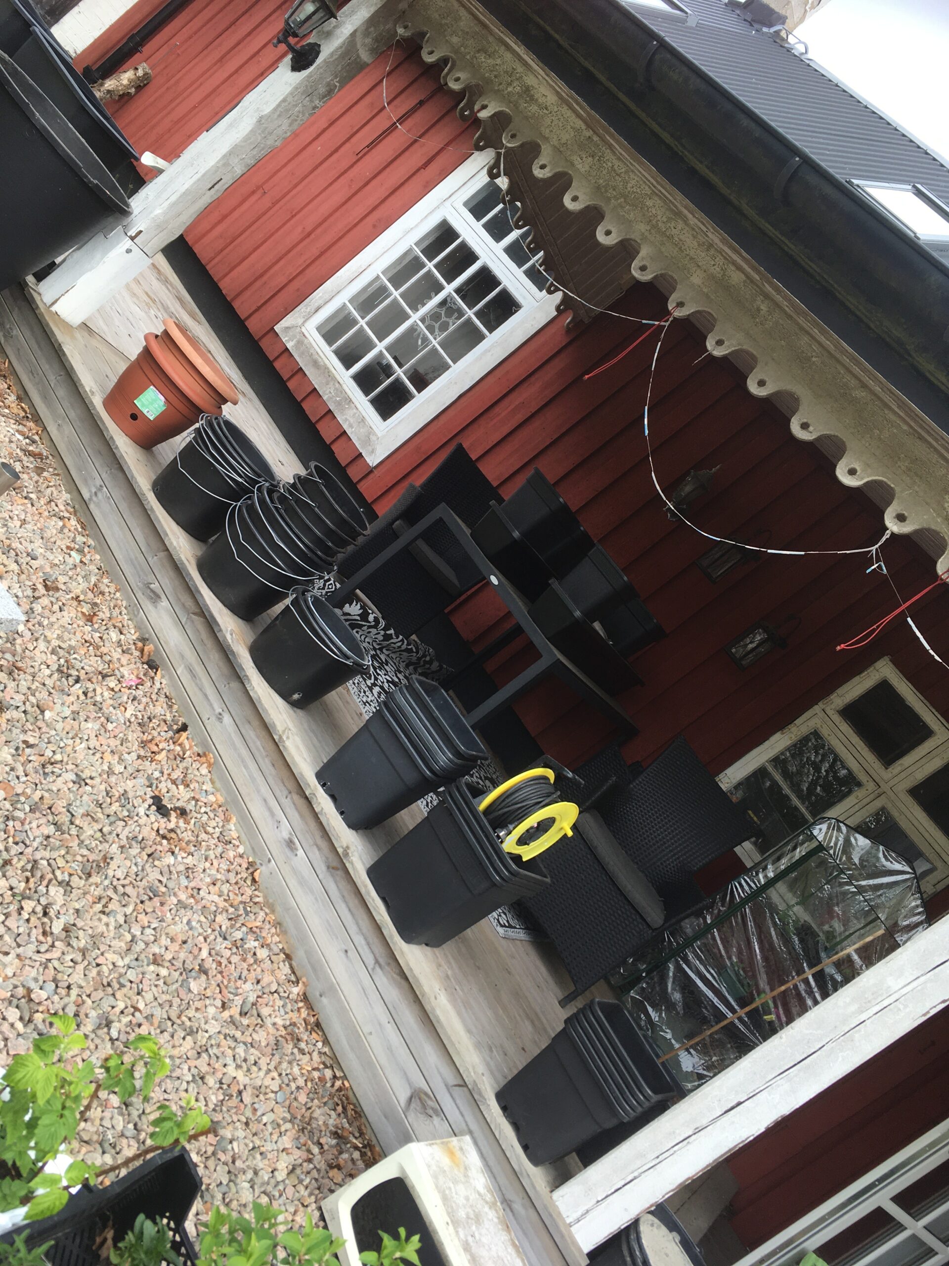 Tvättade krukor